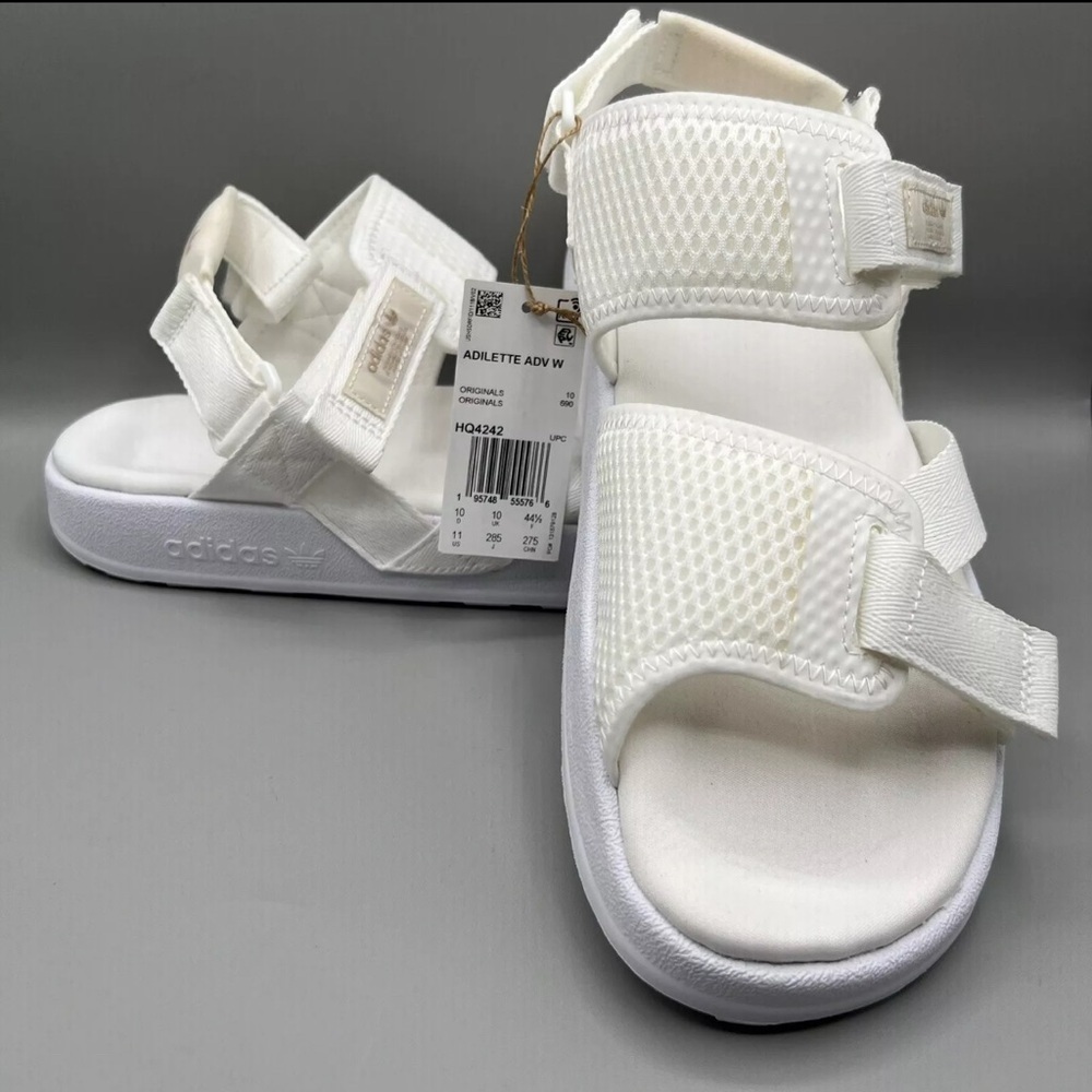 Adidas Originals Adilette ADV W Women’s 11 White Wonder Sandals HQ4242